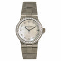 Bvlgari Diagono LCVW29G Womens Quartz 18K White Gold Watch MOP Dial 29mm