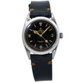 Rolex Explorer 6610 Oyster Perpetual Vintage Tropical Brown Dial Mens Watch 36mm