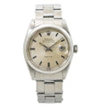 Rolex Air King Date 5700 Rivet Bracelet Automatic Men Watch Silver Dial 34mm