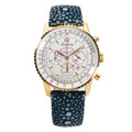 Breitling Navitimer Montbrilliant H41330 18K Rose Gold Auto Watch 37mm Box&Paper