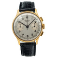 Breitling Premier 760 18k Rose Gold Chronograph Vintage Manual Watch 36mm