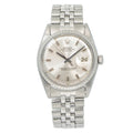 Rolex Datejust 1603 Steel Jubilee Automatic Silver Brick Dial Men's Watch 36mm