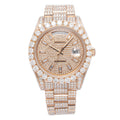 Rolex Day-Date II 218235 MINT Natural Diamond 17.25ct 18k Rose Gold Watch 41mm