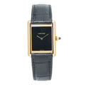 Cartier Tank Louis WGTA0091 NEW 2023 APRIL Complete 18k Black Dial Watch 26x34mm