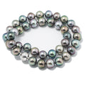 Mikimoto 1893 Multi Sea Pearl 18k White Gold Necklace 18in with Box