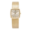 Rolex Vintage 3568 18k Yellow Gold Silver Dial Manual Ladies Watch 59g 23mm