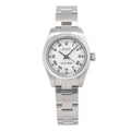 Rolex Oyster Perpetual 176200 Stainless Steel Oyster Roman White Dial Watch 26mm