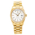 Rolex Day-Date 1803 18k Gold Unpolished President Red Quarters Dial Watch 36mm