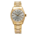 Rolex Oyster Perpetual 6084 18k Yellow Gold Oyster Silver Dial Auto Watch 34mm