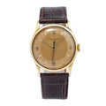 Vacheron Constantin V454 VINTAGE 18k YellowGold Champagne Dial Manual Watch 34mm