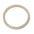 Diamonds Bezel for Rolex 18k Yellow Gold HSI2 2.38ct 6.4grams 36mm