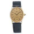 Baume & Mercier Ellipse 37066 18k Yellow Gold Champagne Dial Auto Watch 30x33mm