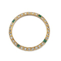 Diamond Bezel 14k Yellow Gold 25mm 2.4Grams 0.35CT I Color SI2