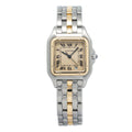 Cartier Panthere 1 Row 187949 18k Yellow Two Tone Quartz Ladies Watch 27mm