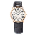 Cartier Ronde Louis 2889 W6800251 18k Rose Gold Cream Dial Watch 36mm
