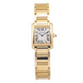 Cartier Tank Francaise 2385 W50002N2 1999 Complete 18k YG Ladies Watch 20x25mm