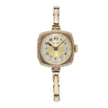 Rolex 1920's Cushion Vintage 9k Rose Gold Manual Wind Ladies Watch 25mm