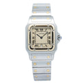 Cartier Santos Galbee 187901 18K Yellow Gold Two Tone Quartz Unisex Watch 29mm