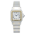 Cartier Santos Galbee 1170902 Vintage 18k Two Tone Automatic Ladies Watch 24mm