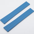 Patek Philippe Original 208806 New Rubber Strap Blue for Aquanaut 19x16mm