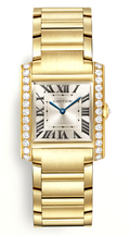 Cartier Tank Francaise WJTA0040 NEW Complete 2023 18k YG Factory Diamond 32mm