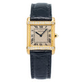 Cartier Tank Chinoise 8105 18K Yellow Gold Diamond Champagne Dial Quartz 23mm
