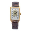 Rolex RARE Vintage 9K Yellow Gold Manual Winding White Dial Unisex Watch 24x32mm