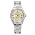 Rolex Oyster Perpetual Date 1500 Alpha Hands Stainless Champagne Dial Auto 34mm