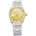 Rolex Oyster Perpetual 1007 Two Tone Champagne Dial Automatic Unisex Watch 34mm