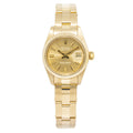 Rolex Datejust 6917 18k Yellow Gold Oyster Champagne Dial Auto Ladies Watch 26mm