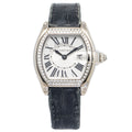 Cartier Roadster 2723 WE5002X2 18K WG Factory Diamond Silver Dial Quartz 30mm