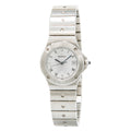 Ladies Movado 3989469 White Dial Date Stainless Steel Quartz Watch