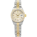 Rolex Datejust 79173 18K TwoTone Factory Diamond Computer Dial Auto Ladies 26mm