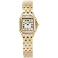 Cartier Panthere 866919 WF3072B9 18K YG Factory Diamond Bezel Quartz Lady 22mm
