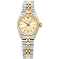 Rolex Oyster Perpetual 6618 14K TwoTone Jubilee Champagne Dial Auto Ladies 24mm