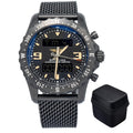 Breitling Chronospace Military M78366 Stainless Black Dial SuperQuartz Men 46mm