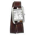 Hermes Cape Cod Double Tour CC1.210 SS Silver Dial Quartz Ladies Watch 23mm
