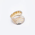 Robert Lee Morris Sterling Silver Wave Ring Size 6 Weight 8.8 g