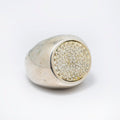925 Sterling Silver Solid Back Ring Size 6.75 Weight 31 g