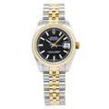 Rolex DateJust 178273 2016 Paper 18K YG Two Tone Jubilee Black Dial Auto 31mm