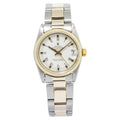 Rolex Datejust 68240 Converted 18k YG TwoTone Oyster White Dial Auto Ladies 31mm