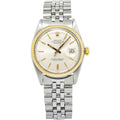 Rolex Datejust 1601 Jubilee YG Two Tone SS Silver Dial Auto Unisex Watch 36mm