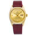 Rolex Day-Date 1803 18k YG Auto Diamond Champagne Dial Unisex Watch 36mm