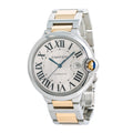 Cartier Ballon Bleu 3001 W69009Z3 18K YG Two Tone Silver Dial Auto Men's 42mm