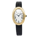 Cartier Baignoire 78094 18K Yellow Gold White Dial Manual Ladies Watch 22x31mm