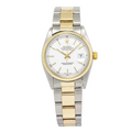 Rolex Datejust 16003 18K Yellow Gold Two Tone Oyster White Dial Auto Unisex 36mm