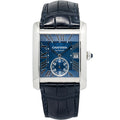 Cartier Tank MC 3589 WSTA0010 Stainless Steel Blue Dial Automatic Unisex 34mm