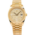 Rolex Day-Date 228238 2022 COMPLETE 18K YG President Diamond Pave Dial Men 40mm