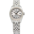Rolex DateJust 179174 Jubilee 18K White Gold Silver Dial Automatic Ladies 26mm