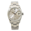 Rolex Oyster Perpetual Date 1500 Stainless Silver Dial Auto Unisex Watch 34mm